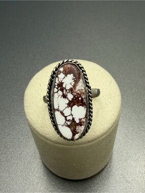 Wild Horse Magnesite Oval Statement Ring -